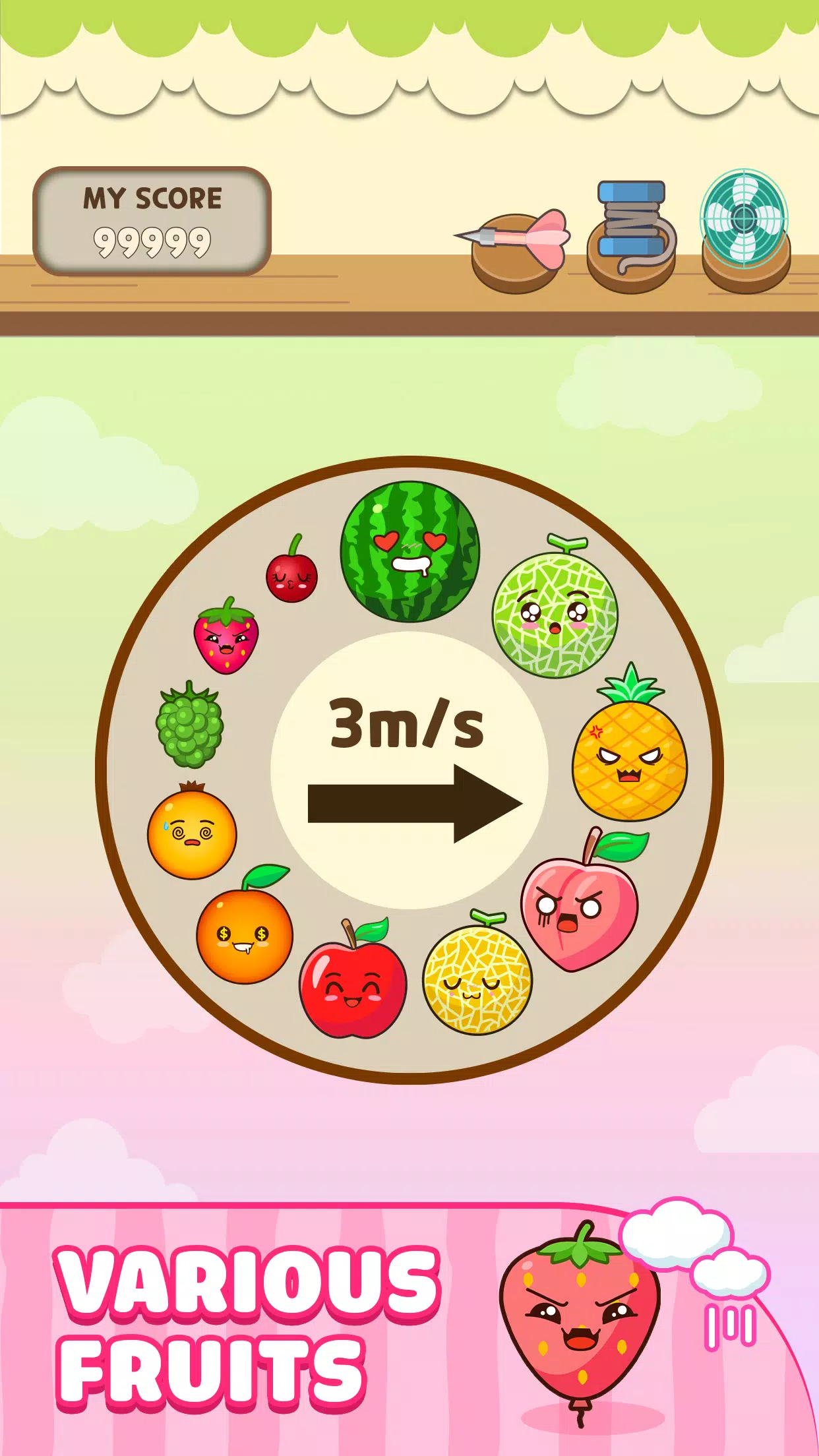 Melon Balloon: Fruit Merge スクリーンショット 3