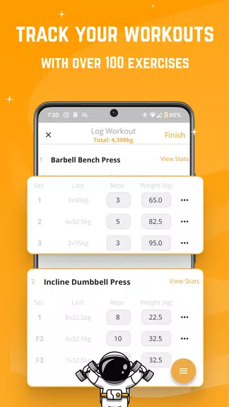 Stronger - Workout Gym Tracker 螢幕截圖 0