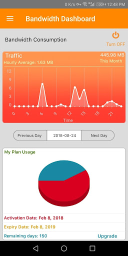 Schermata IZONE APP VPN 1