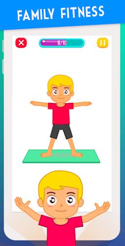 Exercise for Kids at home Schermafbeelding 3