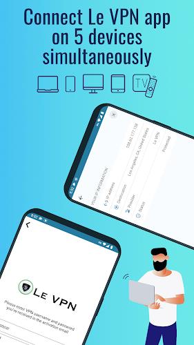 Le VPN: Secure Internet Proxy Schermafbeelding 2