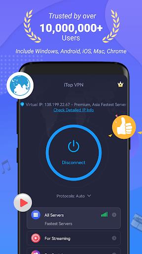 iTop VPN: Proxy & Game Booster Capture d'écran 2