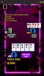 Hoyle Poker: 5 Card Online স্ক্রিনশট 1