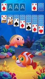 Solitaire Fish Klondike Card 螢幕截圖 0