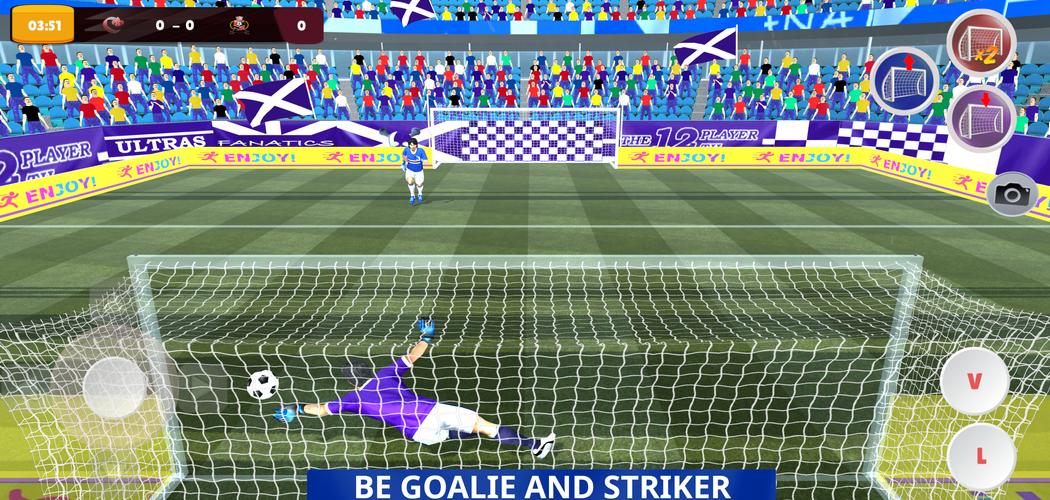 Goalie Wars Football Online Ekran Görüntüsü 2