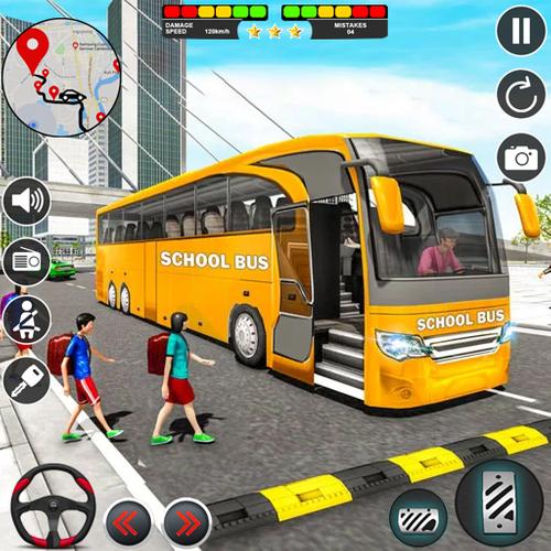 School Bus Simulator Bus Games Captura de pantalla 0
