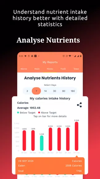 Food Tracker & Calorie Counter应用截图第2张