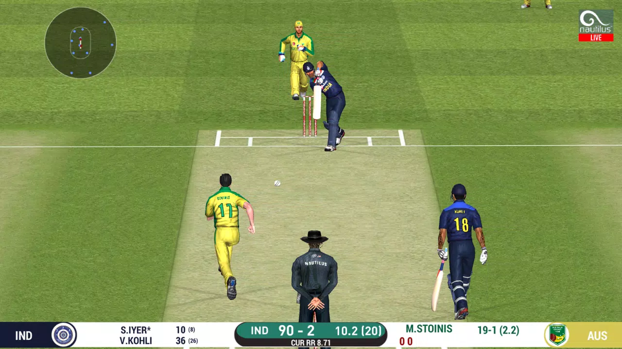 Real Cricket™ 20 螢幕截圖 1