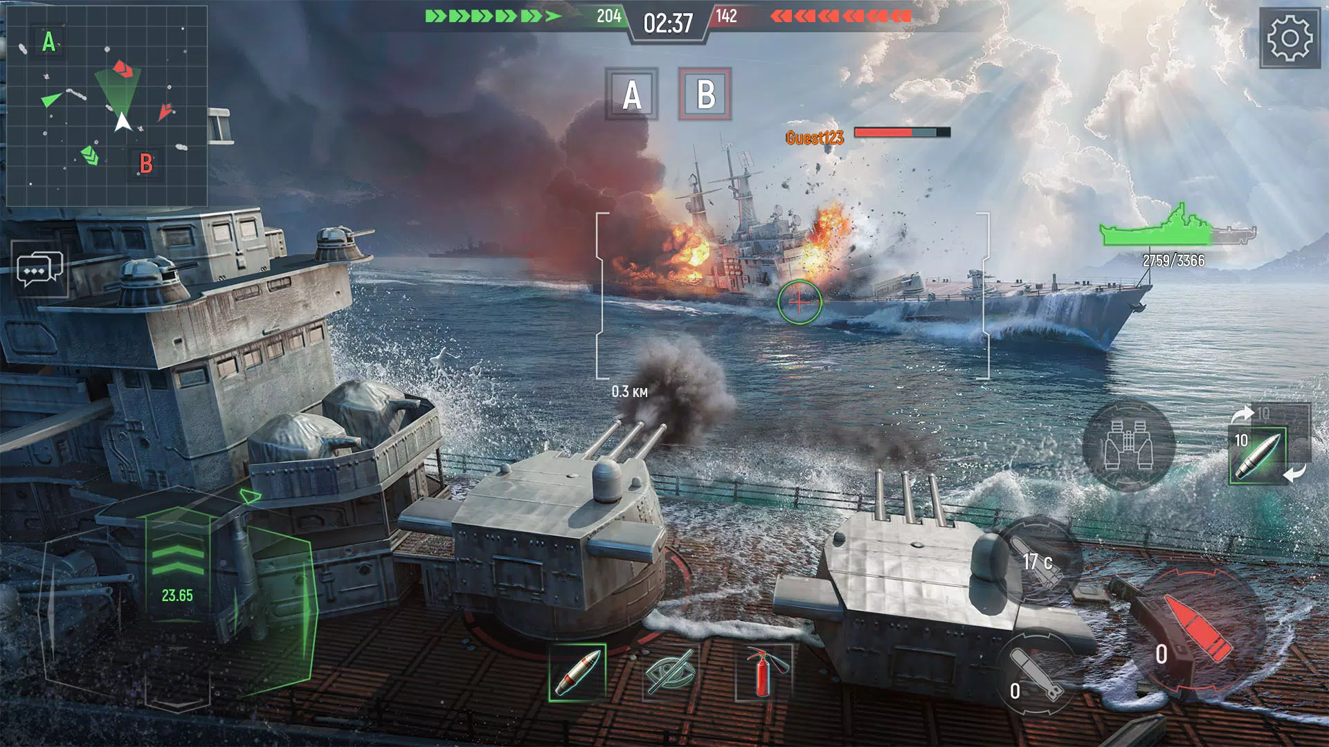 Force of Warships Capture d'écran 0