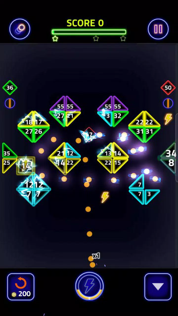 Brick Breaker Glow Tangkapan skrin 3