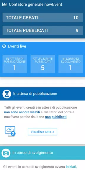 nowEvent - L'app a misura di evento Screenshot 1