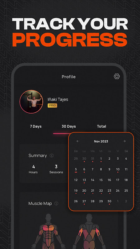 Calisteniapp Screenshot 2