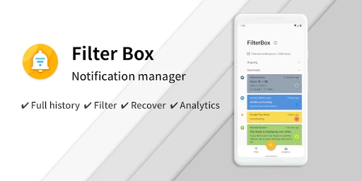 FilterBox Notification Manager Zrzut ekranu 0