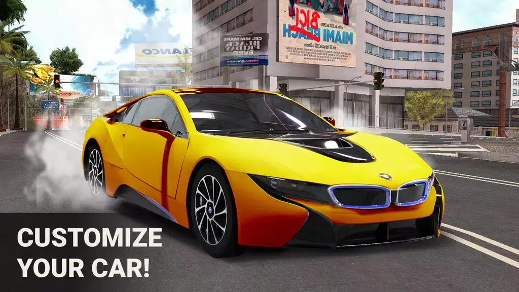 Driver BMW I8 Night City Racer Tangkapan skrin 2