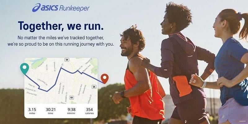 ASICS Runkeeper Courir Marcher Capture d'écran 0