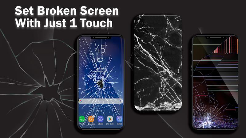 Broken Screen 4K Pranks Funny 스크린샷 0