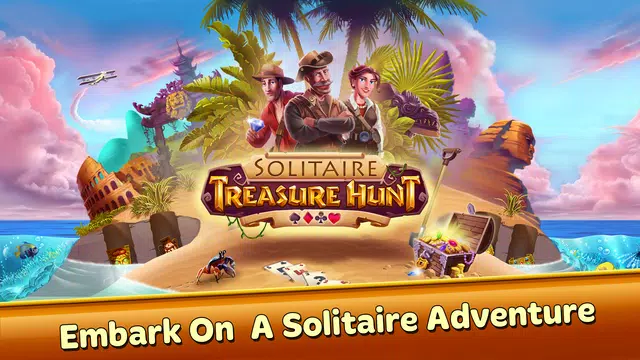 Solitaire Treasure Hunt Capture d'écran 0