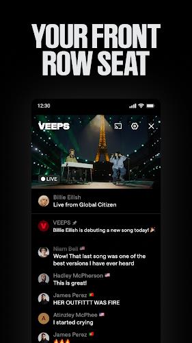 Veeps: Watch Live Music 螢幕截圖 1