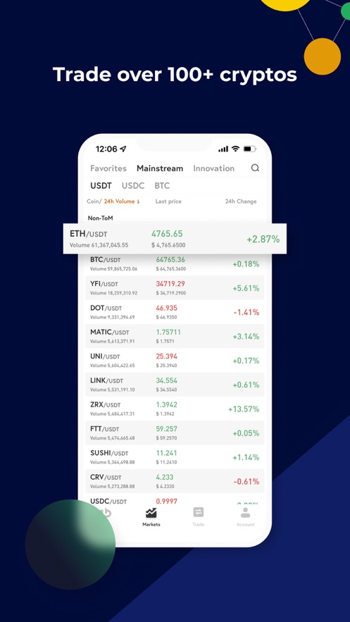 ABCC Exchange स्क्रीनशॉट 1