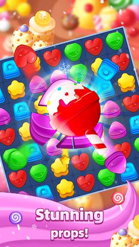 Sweet Candy Cat Puzzle Game Скриншот 1