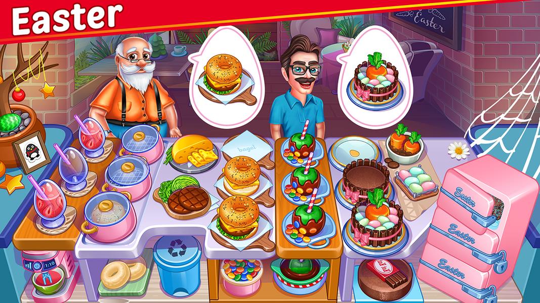 Halloween Street Food Shop Restaurant Game Capture d'écran 2