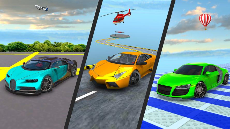 GT Car Stunt : Ramp Car Stunts Captura de pantalla 3