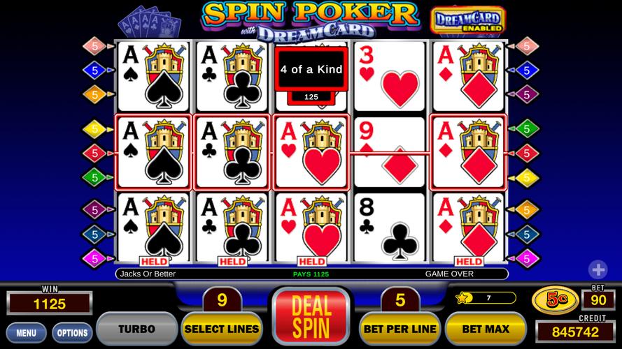 Spin Poker™ Casino Video Slots ဖန်သားပြင်ဓာတ်ပုံ 2