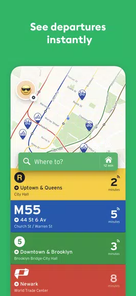 Transit • Subway & Bus Times ภาพหน้าจอ 0