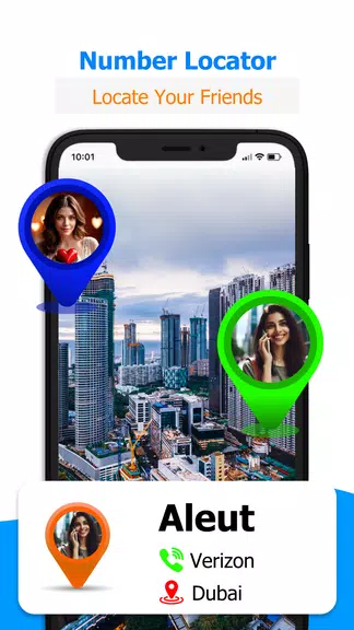 GPS Mobile Number locator App应用截图第2张
