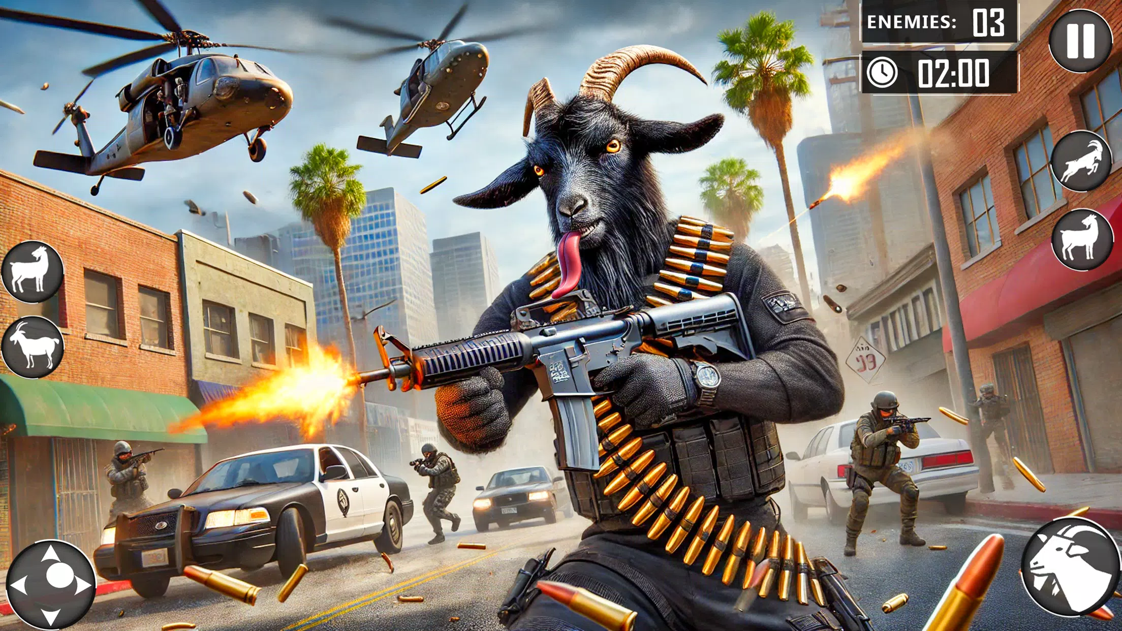 Angry Goat Fun Simulator ภาพหน้าจอ 1