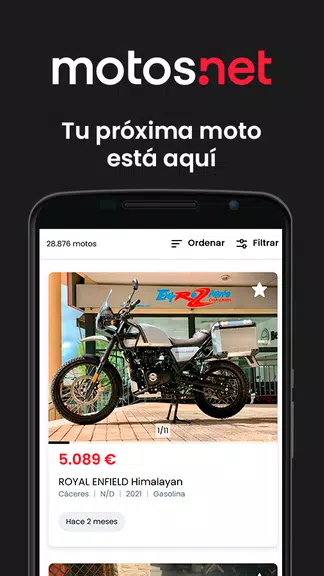 Motos.net - Motos de Ocasión 螢幕截圖 1