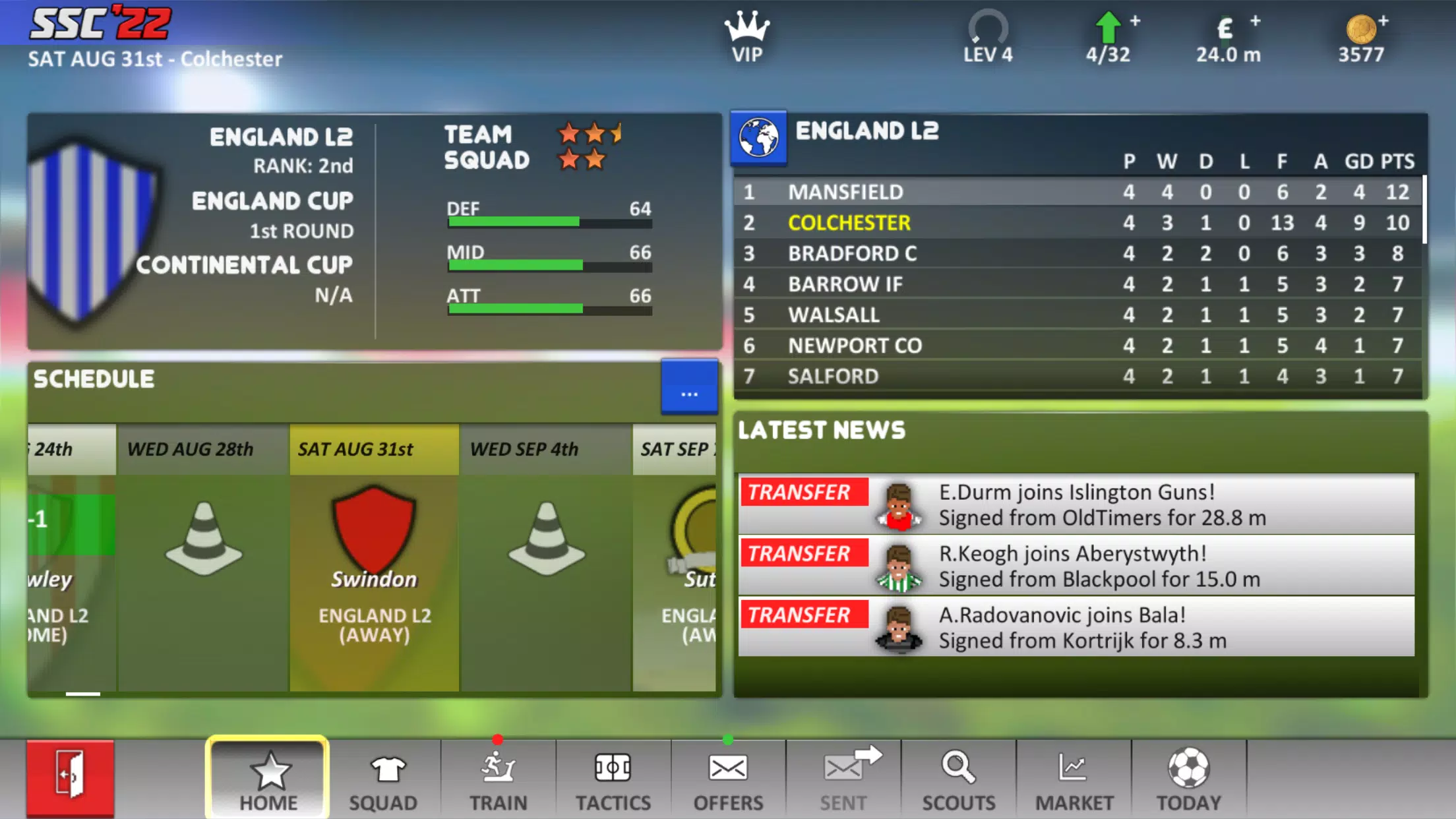 Super Soccer Champs '22 (Ads) Captura de pantalla 2