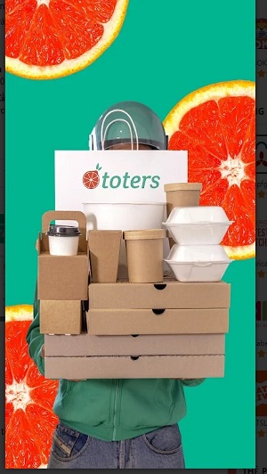 Toters: Food Delivery & More 螢幕截圖 1