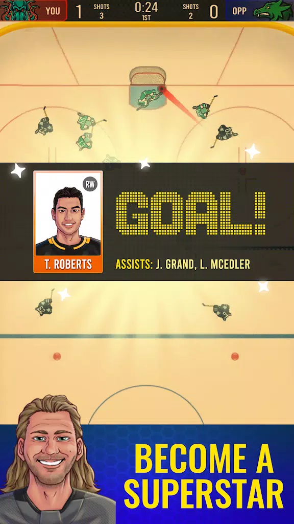 Superstar Hockey 螢幕截圖 2