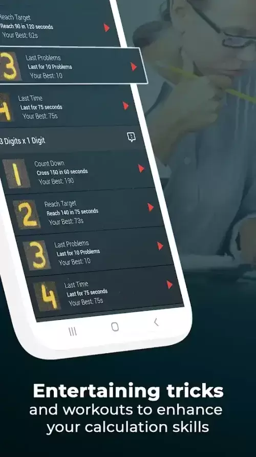 Math Tricks Workout 스크린샷 2