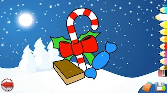 Coloring book Christmas Games Screenshot 1