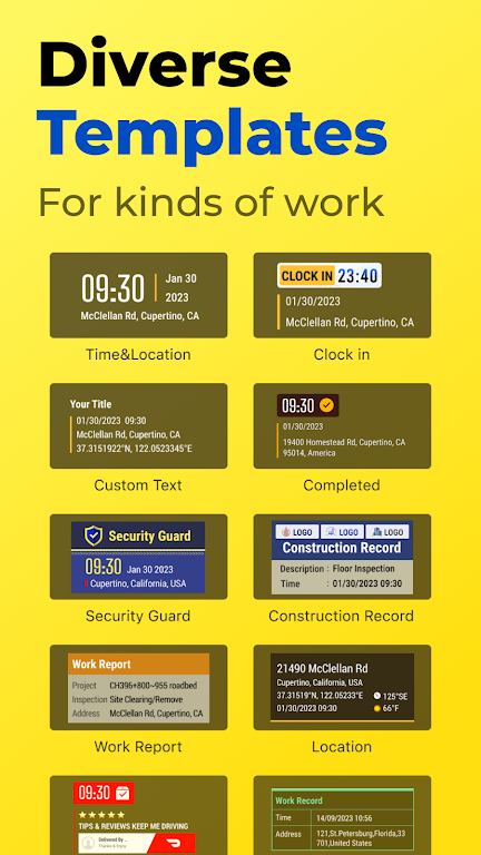 Timemark: Timestamp Camera,GPS Captura de tela 3