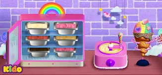 Ice Cream Making Game For Kids Ekran Görüntüsü 2