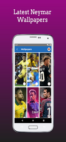 Neymar Wallpapers HD, Keyboard Ảnh chụp màn hình 2