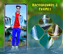 Waterfall Photo Editor ဖန်သားပြင်ဓာတ်ပုံ 3