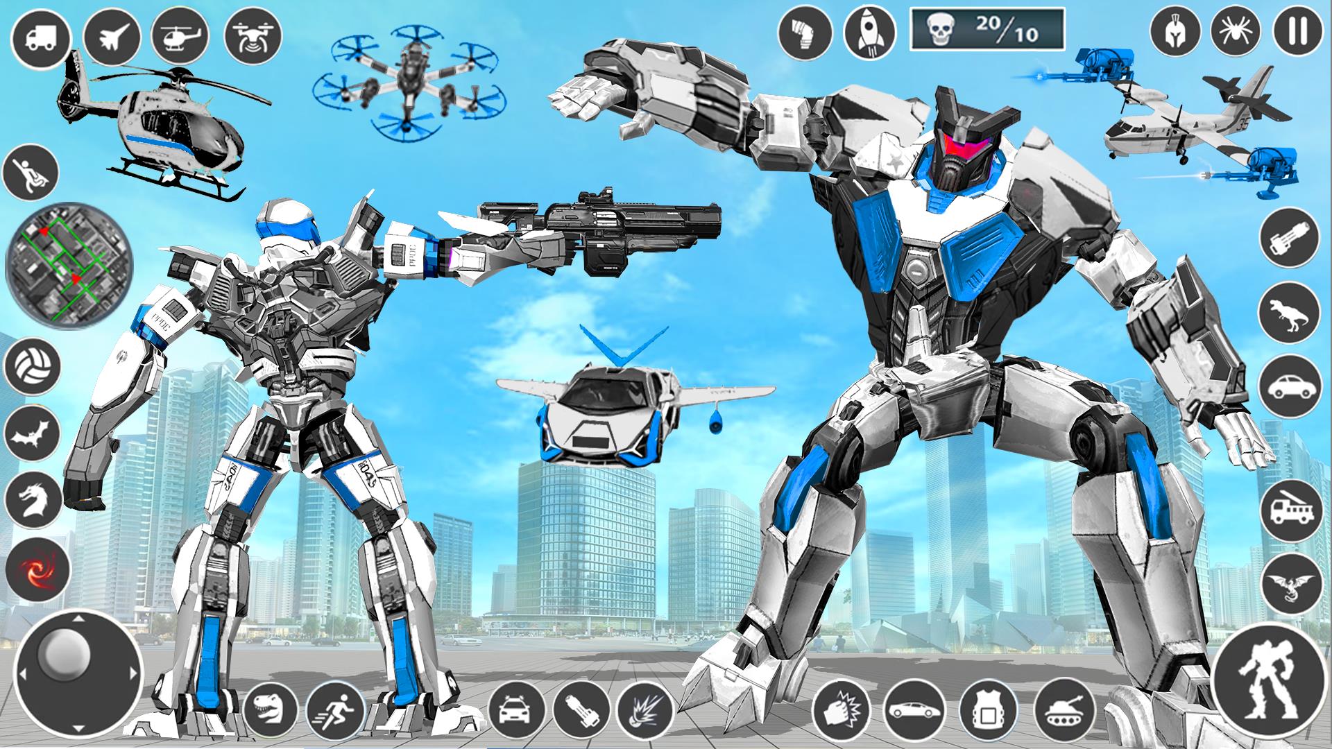 Multi Robot Car Transform Game Ảnh chụp màn hình 3