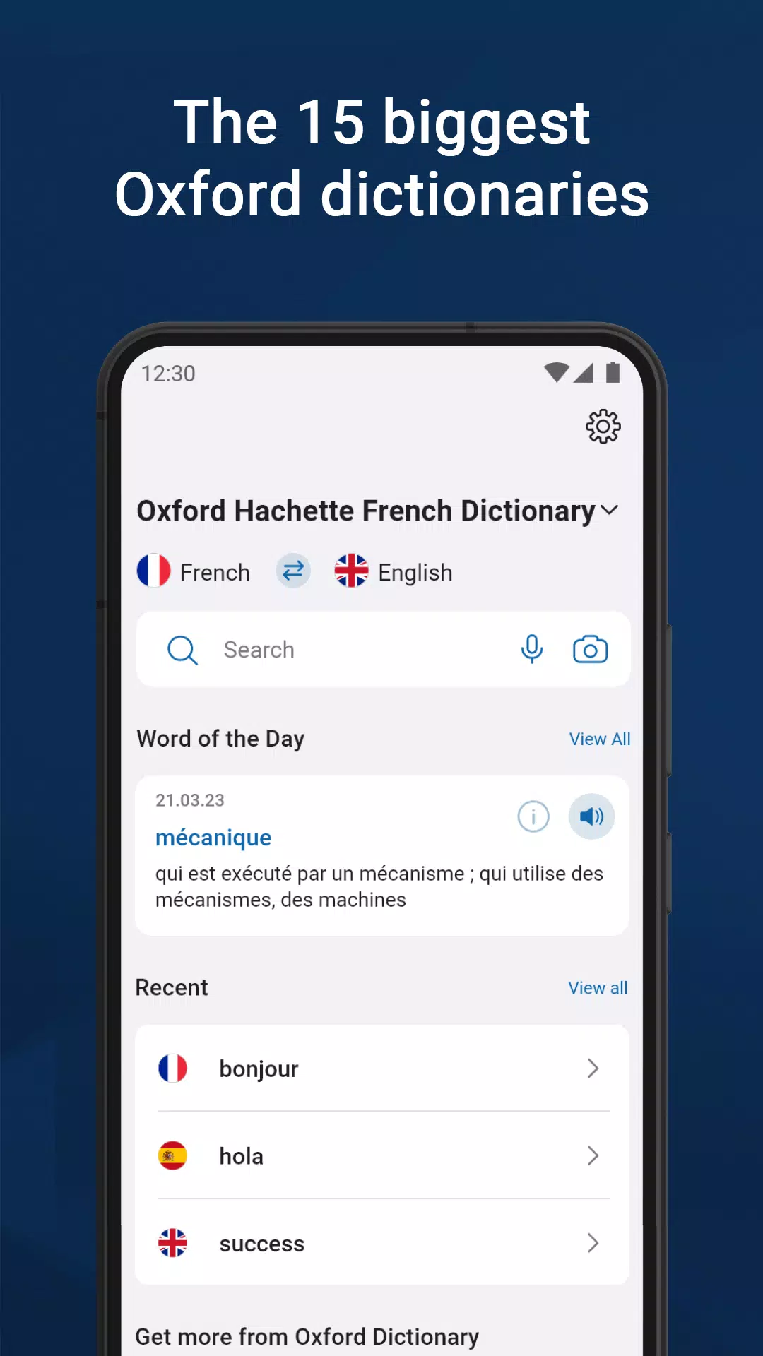 Oxford Dictionary & Thesaurus Capture d'écran 1