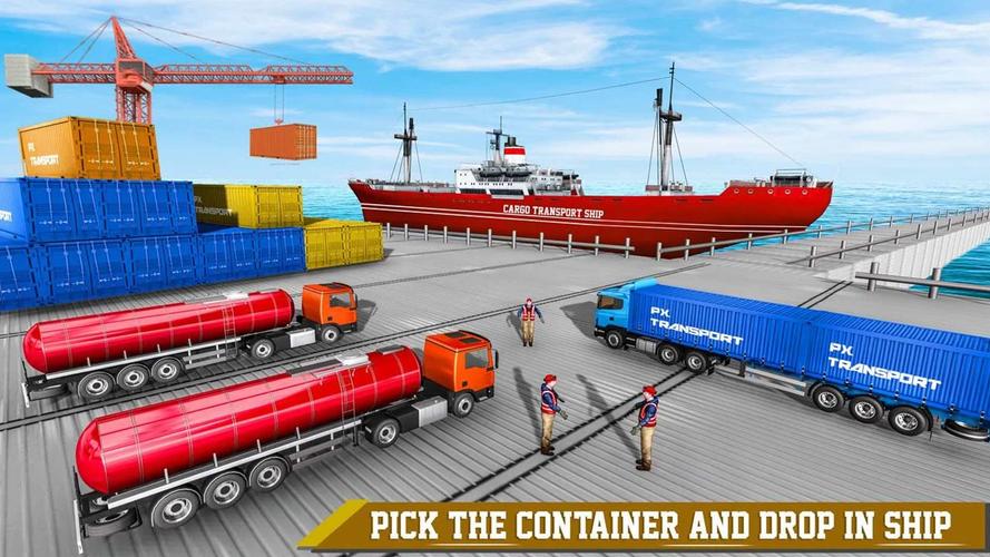 Cargo Transport Truck Driving Captura de tela 3