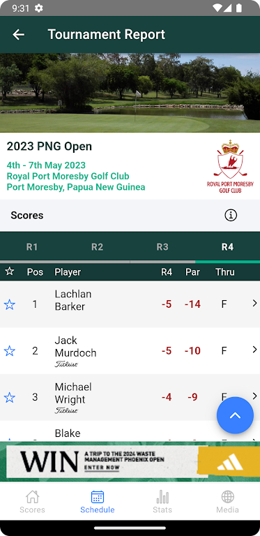 PGA Tour of Australasia Schermafbeelding 3