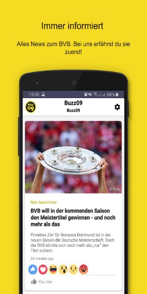 Buzz09–die schwarz-gelben News应用截图第0张