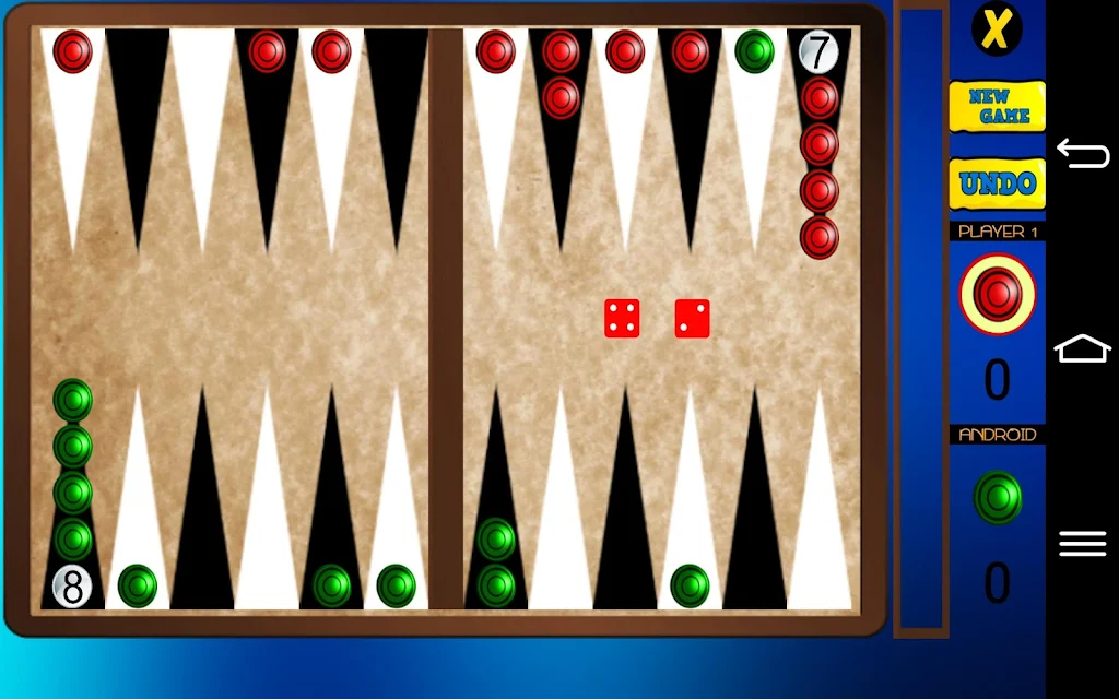 Narde - Long Backgammon by Clarka Apps Ekran Görüntüsü 2