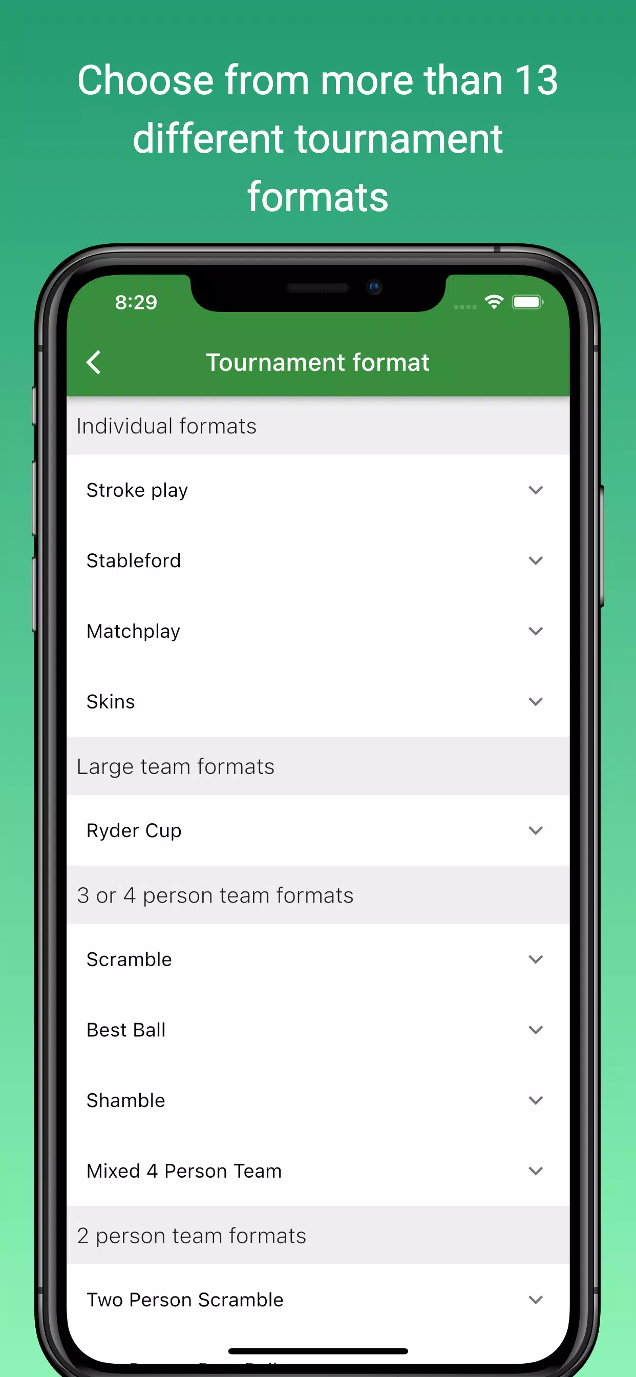 Squabbit - Golf Tournament App 螢幕截圖 1