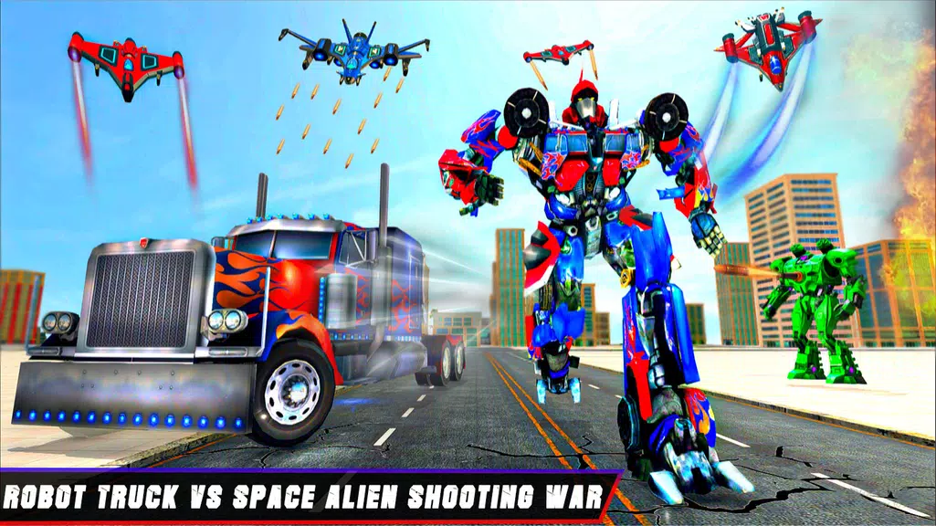 Truck Robot Transform Game 螢幕截圖 0