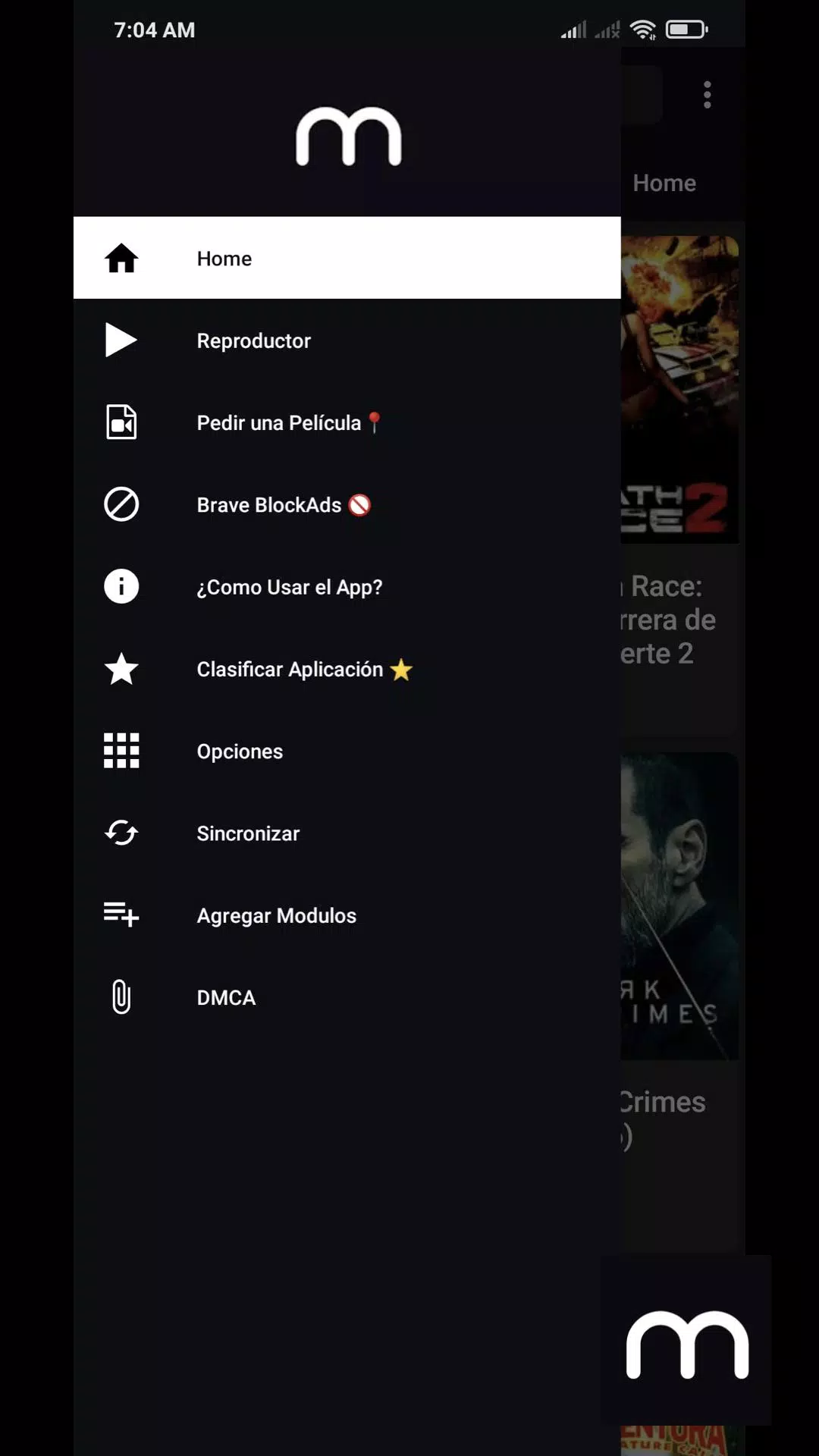 Schermata Movidy: Peliculas y Series Gratis 0