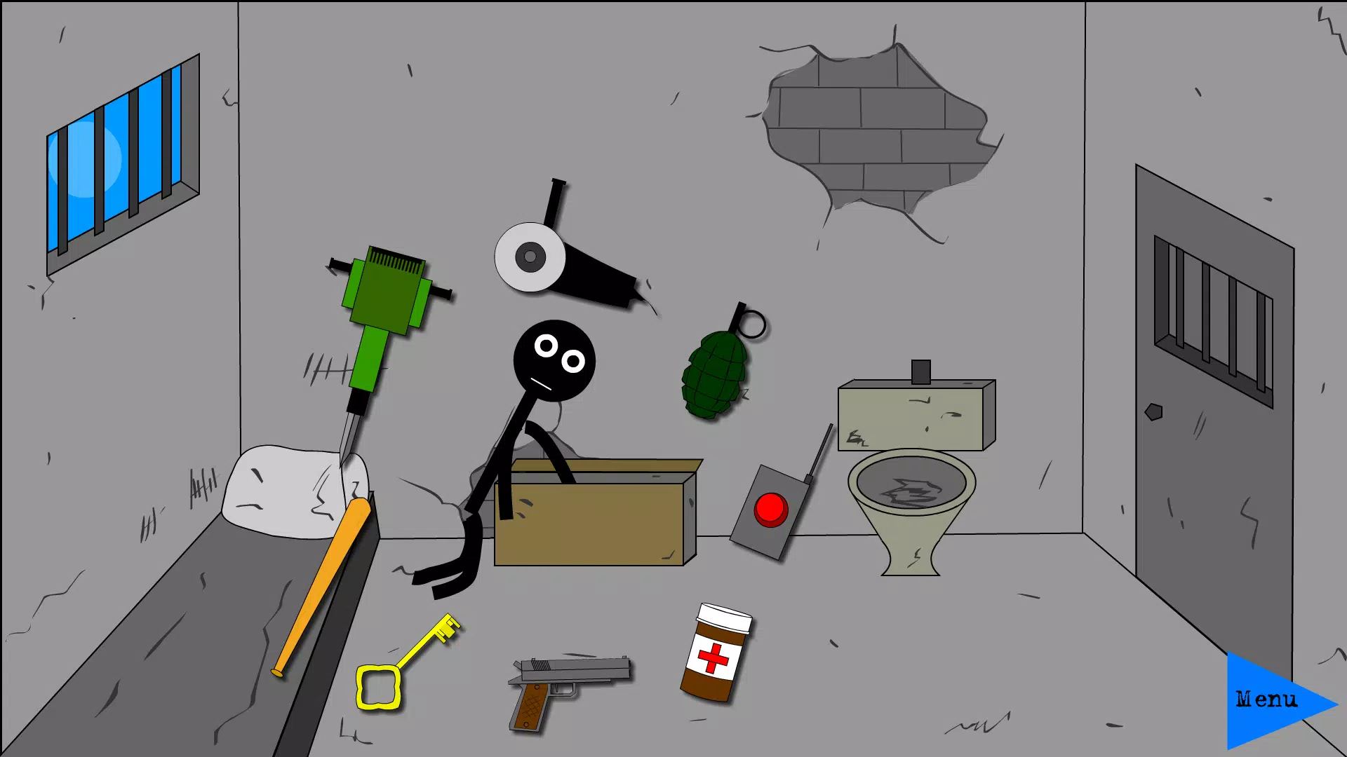 Stickman Jailbreak 2，Dumb ways ภาพหน้าจอ 0